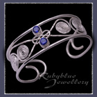 Sterling Silver and Gemstones 'Calypso' Cuff / Bracelet image