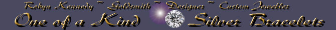 Rubyblue Jewelry One of a Kind Sterling Silver Bracelets  Image