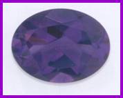 Oval-cut Amethyst Gemstone Image