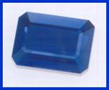 Emearald Cut Blue Sapphire Image