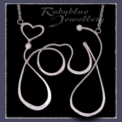 Solid Sterling Silver 'Joy' Necklace Image