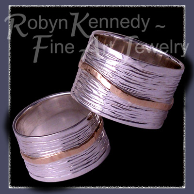 10 Karat Yellow Gold and Argentium Silver 'Muskoka' Ring Image
